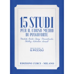 15 studi per il corso medio di pianoforte