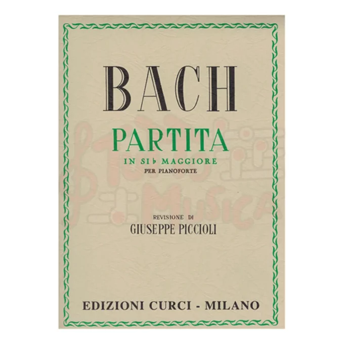 Bach partita in SIb maggiore per pianoforte