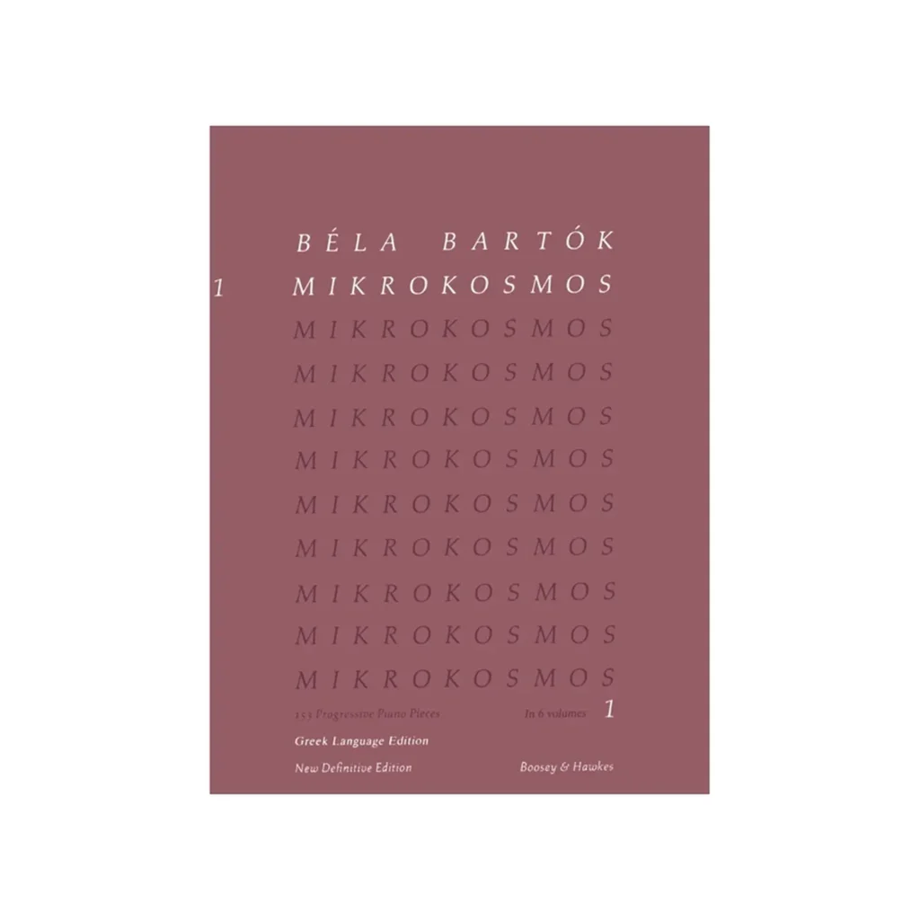 Bela Bartok mikrokosmos Vol 1