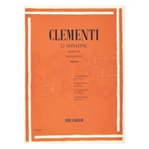 CLEMENTI 12 SONATINE PER PIANOFORTE