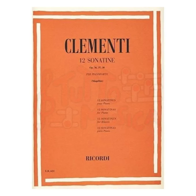 CLEMENTI 12 SONATINE PER PIANOFORTE