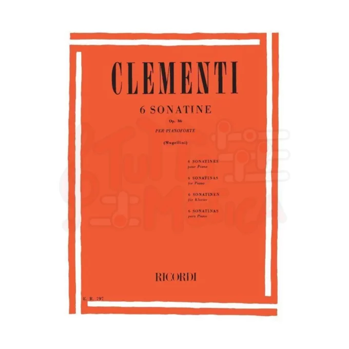 CLEMENTI 6 SONATINE OP. 36 PER PIANOFORTE