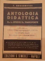 F.Rossomandi Antologia Didattica per lo studio del Pianoforte Categoria A Fascicolo III