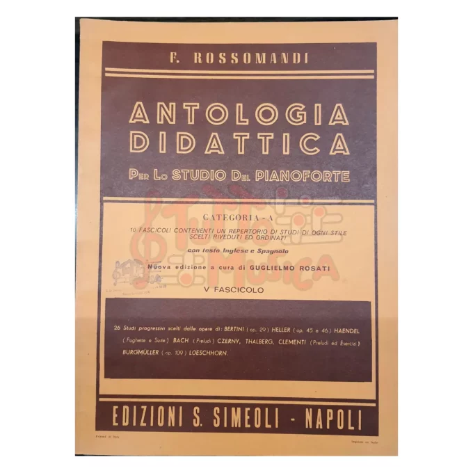 F.Rossomandi-Antologia-Didattica-per-lo-studio-del-Pianoforte-Categoria-A-Fascicolo-V