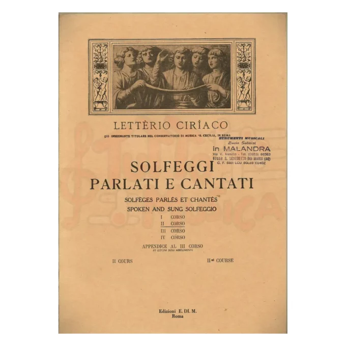 Letterio Ciriaco ED11 solfeggi parlati e cantati II corso