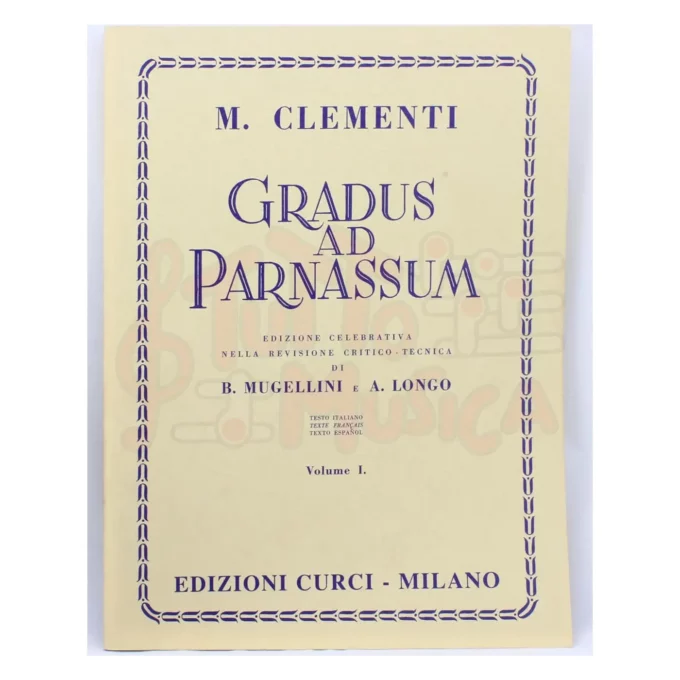 M.CLEMENTI GRADUS AD PARNASSUM VOL I-CURCI