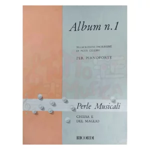 Perle musicali per pianoforte chiesa e del maglio album n.1