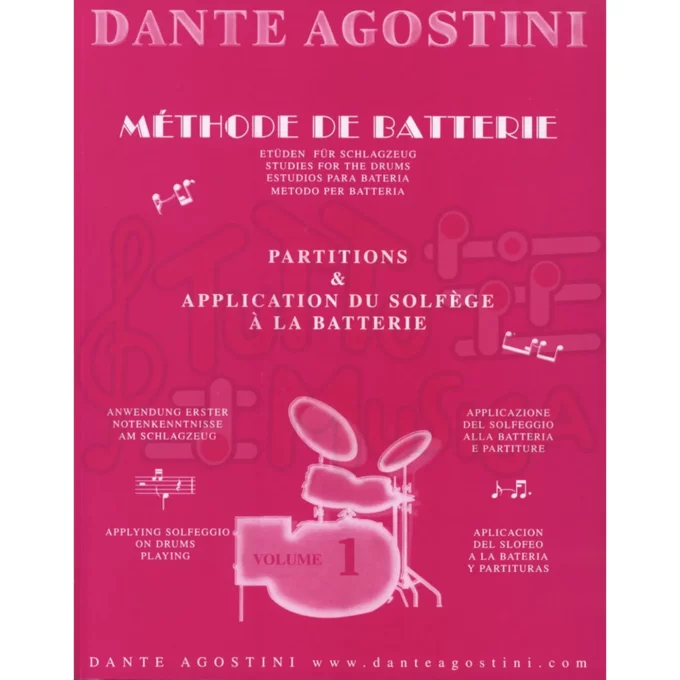 DANTE AGOSTINI METODO PER BATTERIA VOL. 1