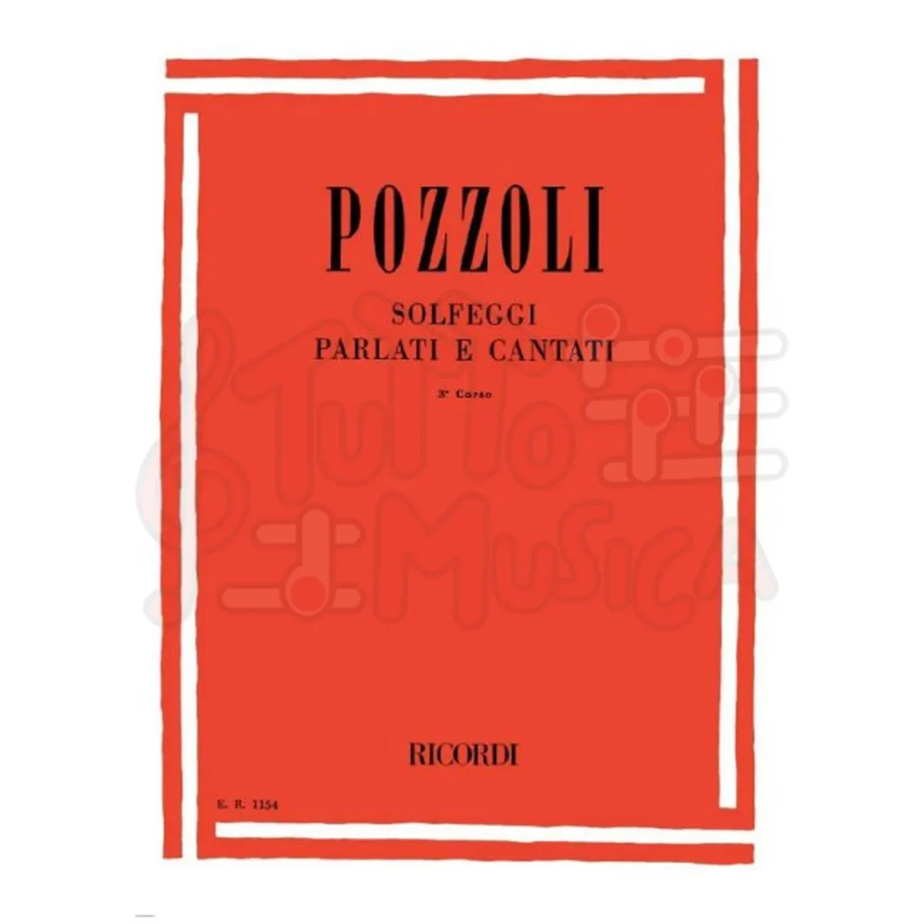 Pozzoli solfeggi parlati e cantati 3° corso