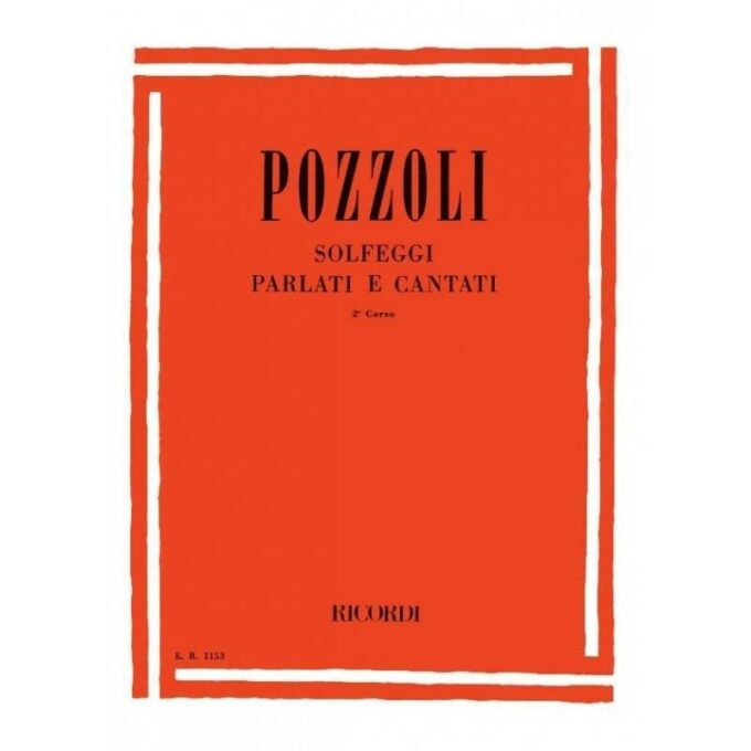 Pozzoli solfeggi parlati e cantati II corso