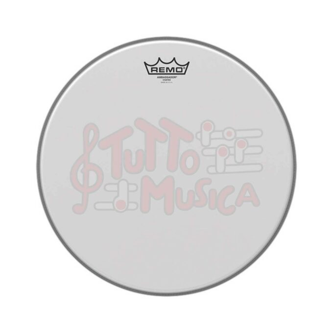 PELLE REMO COATED 18″ AMBASSADOR – SABBIATA