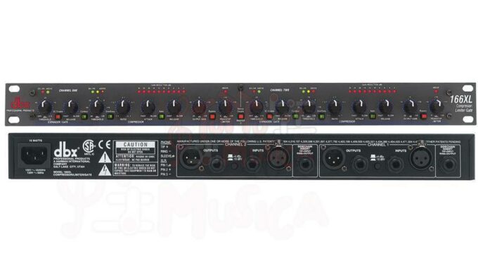 DBX 166XL COMPRESSORE LIMITER GATE STEREO