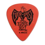 Ernie Ball 9194 plettri everlast red 1.14mm busta da 12