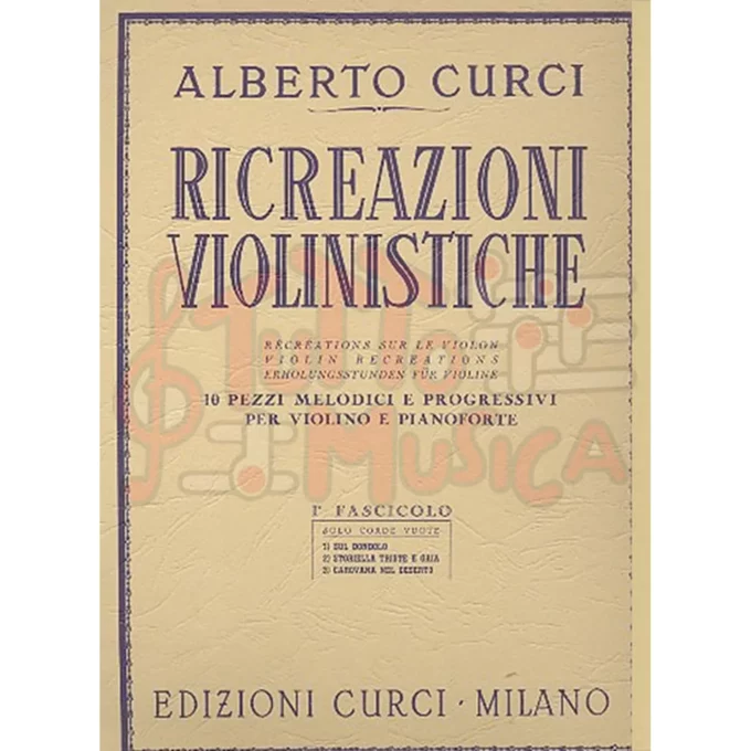 Ricreazioni violinistiche fasc. I