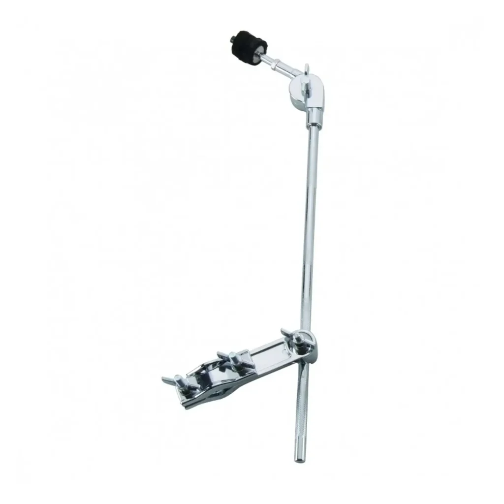 Tubo terminale (diametro 19 mm liscio) asta piatto completo di morsetto/clamp adatto a tubi di misura: minima 15,8mm/massima 31,8mm