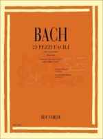 J.S.Bach 23 pezzi facili con CD Rev.Mugellini per Pianoforte