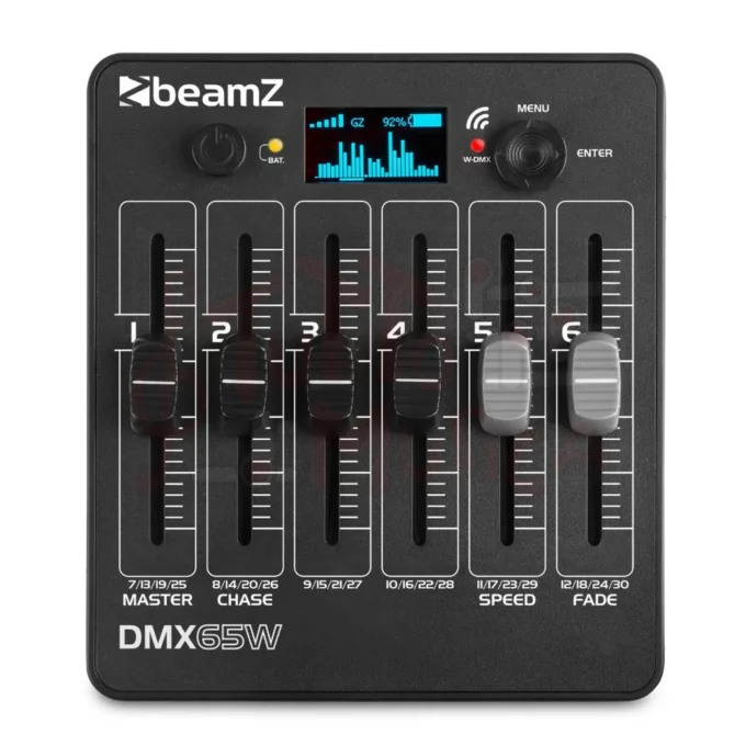 BEAMZ-Dmx65w-Controller-a-batteria