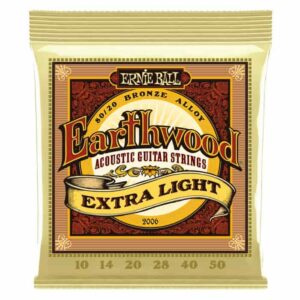 Ernie ball 2006 Earthwood 8020 Bronze Extra Light 1050