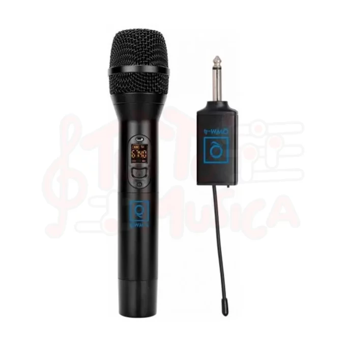 Oqan QWM-4 Sistema Wireless UHF per Karaoke Dj (863-865 MHZ)