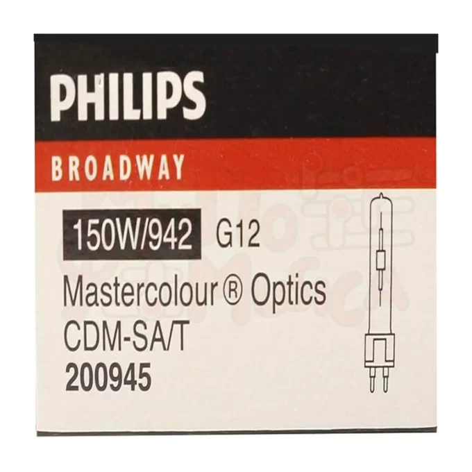 Philips Broadway Mastercolour Optics CDM-SA/T 150W/942 G12