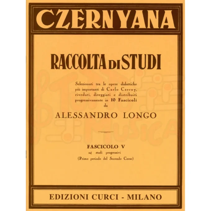 Czernyana Fascicolo 5  Raccolta di Studi  Edizioni Curci