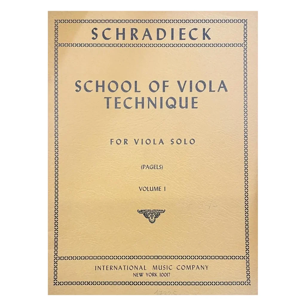 Schradieck school of viola technique volume l