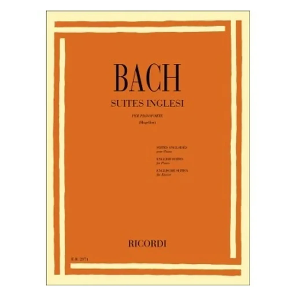 Bach suites inglesi per pianoforte