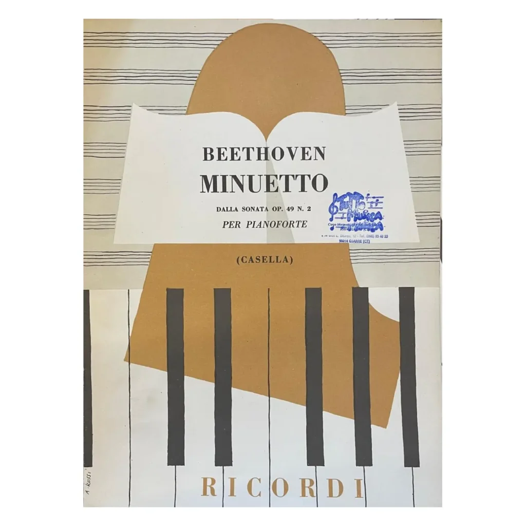 Beethoven Minuetto Dalla sonata Op.49 N.2 Casella