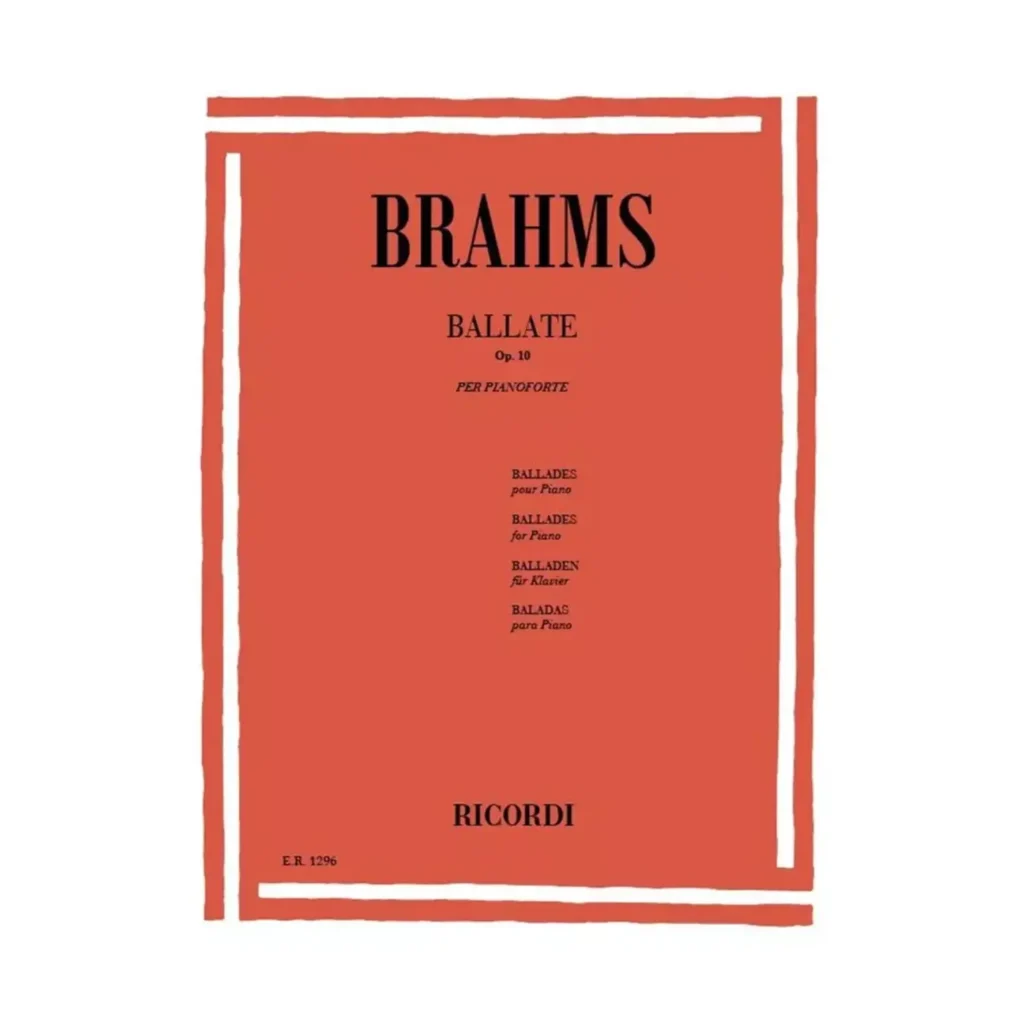 Brahms Ballate Op.10 Per pianoforte