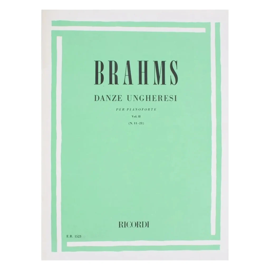 Brahms Danze Ungheresi per pianoforte volume 2 N. 11 - 21