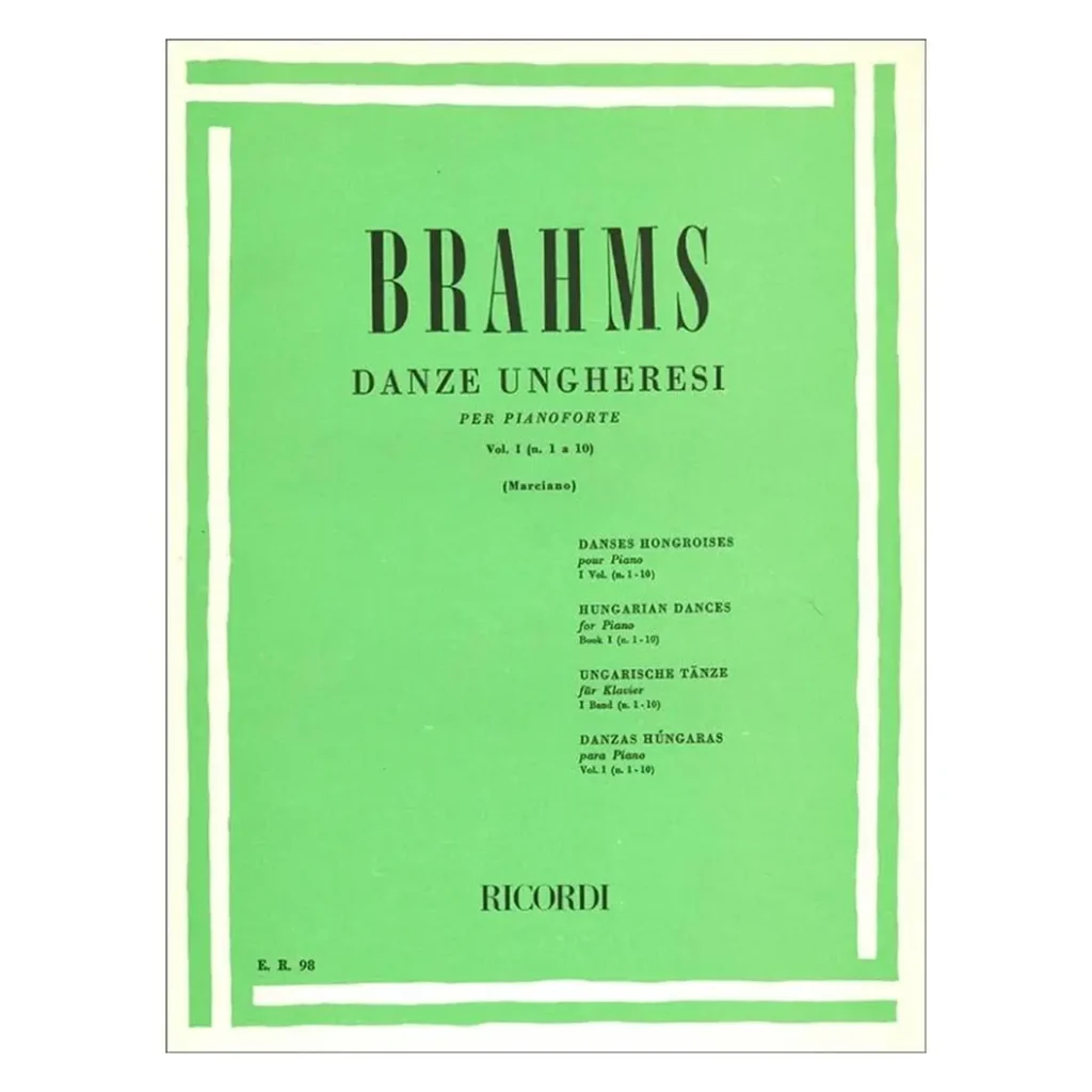 Danze ungheresi per pianoforte volume 1 N. 1 - 10