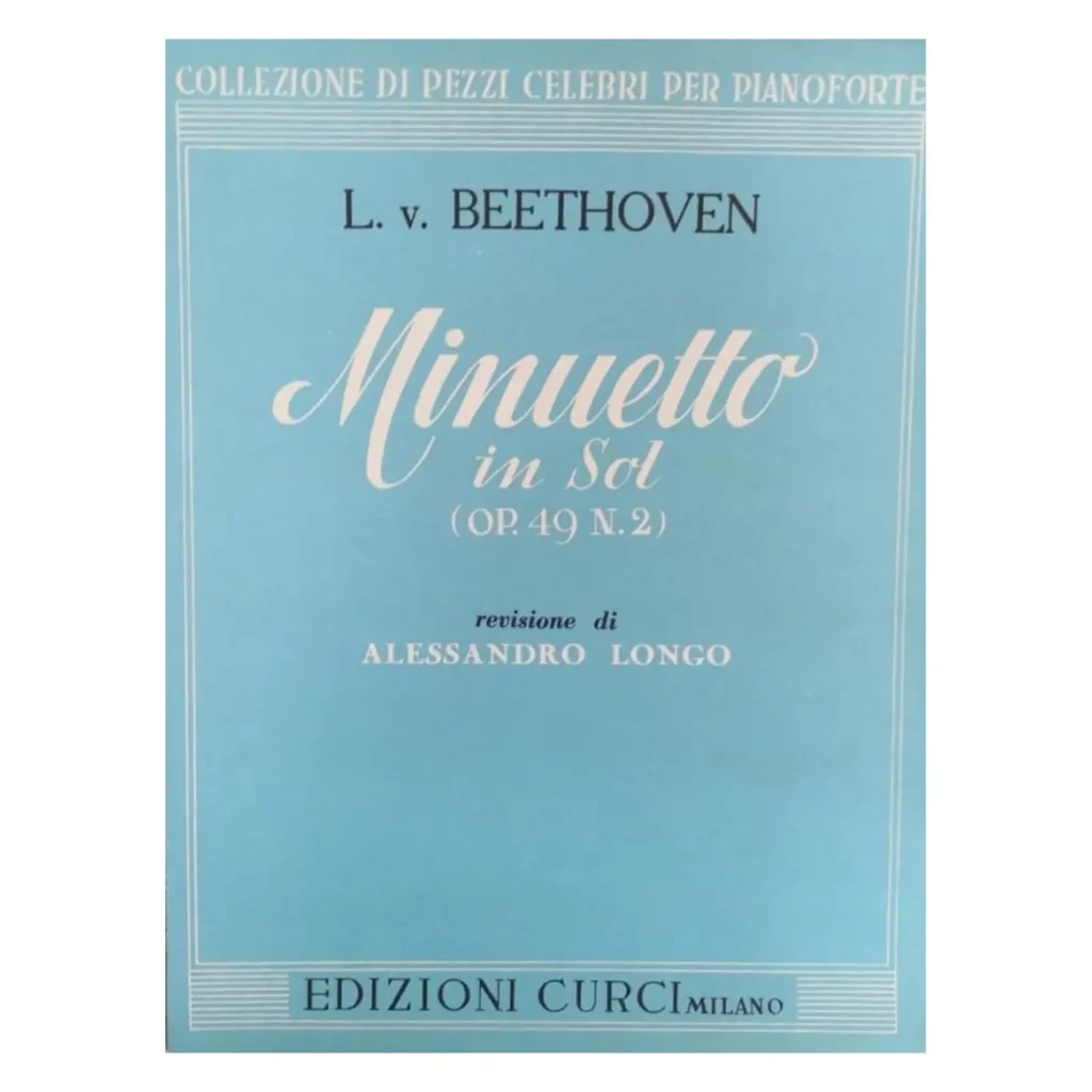 L.v. Beethoven Minuetto in Sol Op.49 n.2