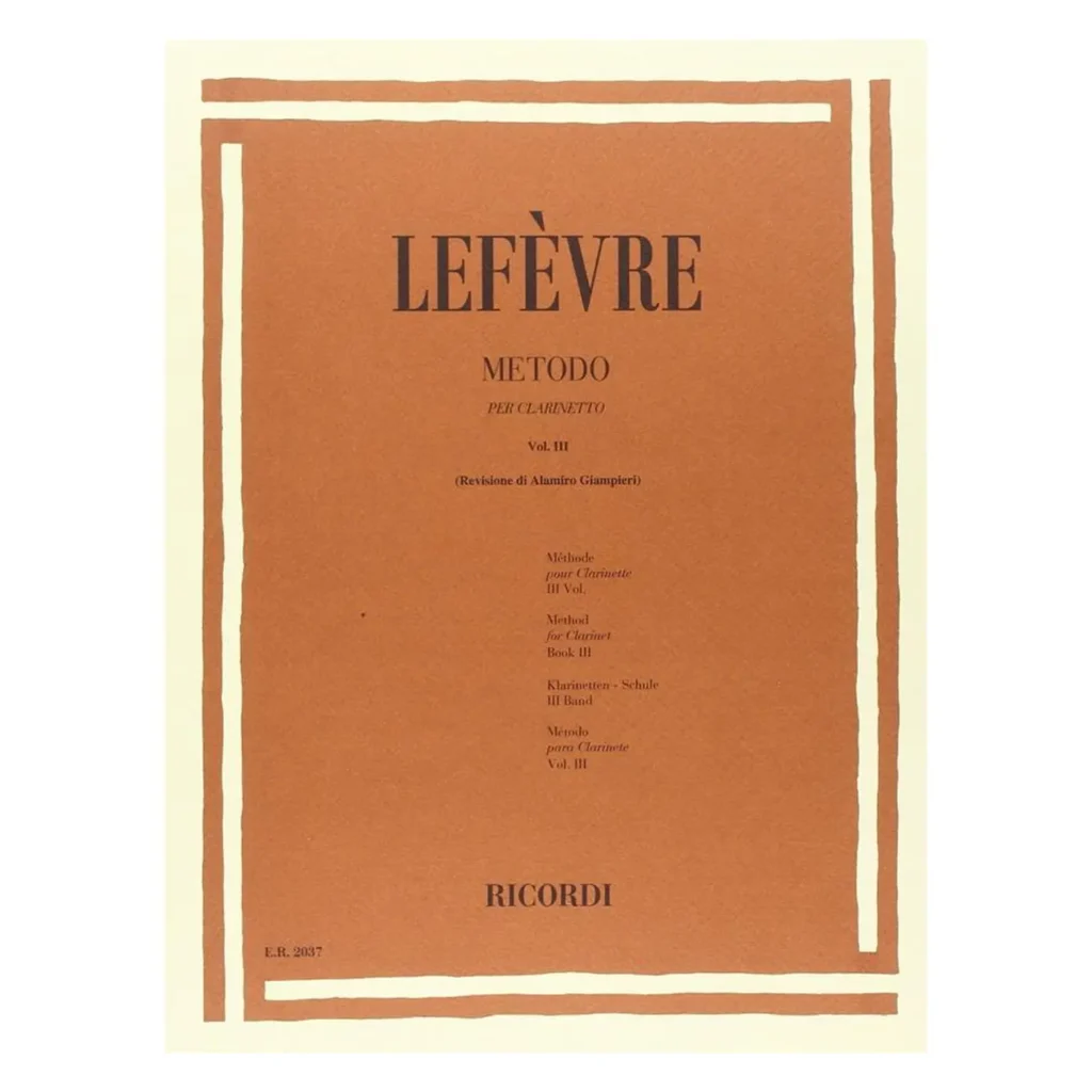 Lefevre metodo per clarinetto volume lll