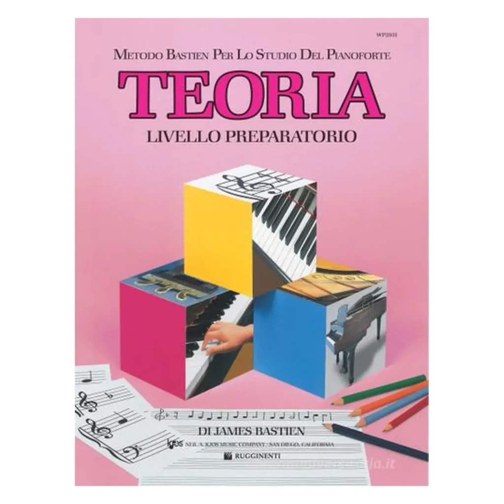 Metodo Bastien per lo studio del pianoforte Teoria livello preparatorio