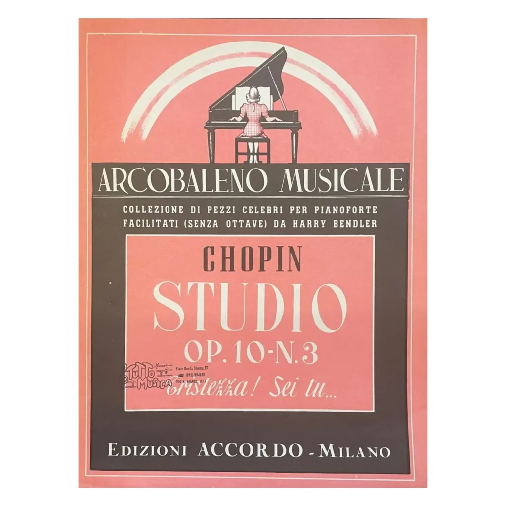 Arcobaleno Musicale Chopin Studio Op. 10 N. 3