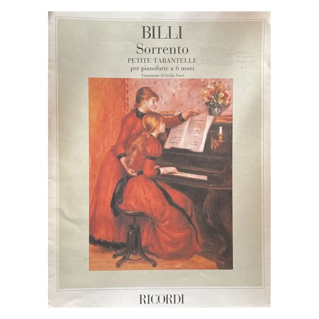 Billi Sorrento Petite Tarantelle per pianoforte a 6 mani