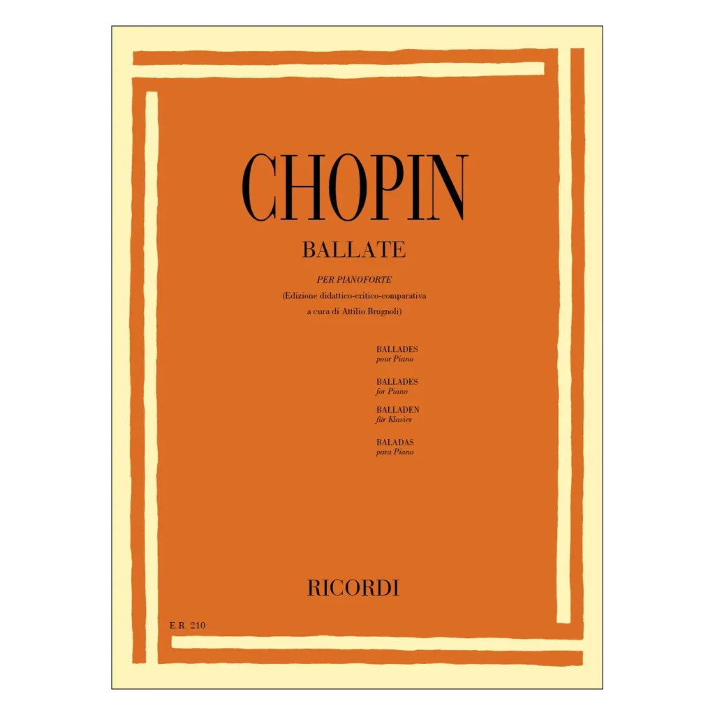 Chopin Ballate per pianoforte