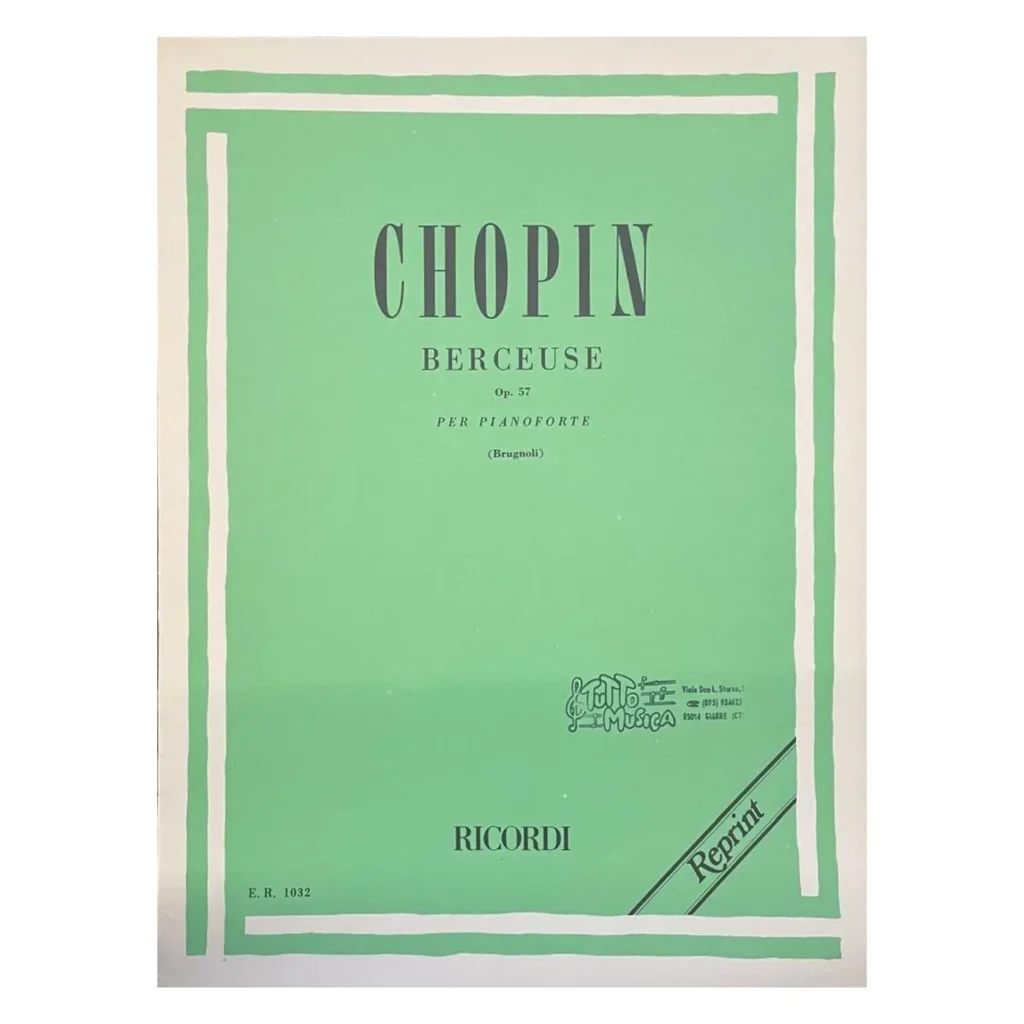 Chopin Berceuse Op.57 per pianoforte reprint