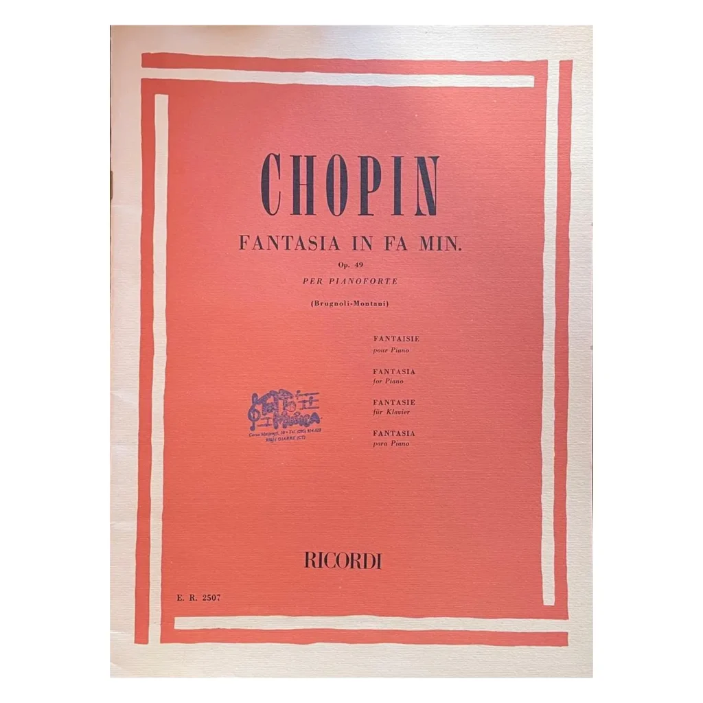 Chopin Fantasia in Fa min Op.49 per pianoforte