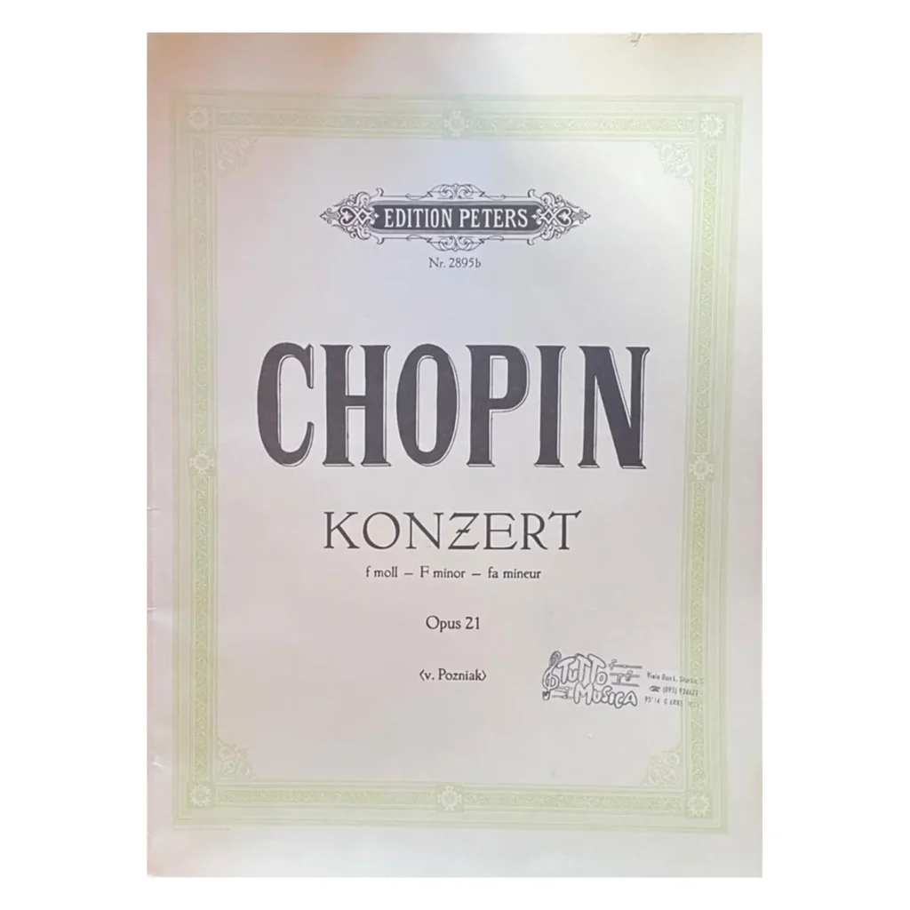 Chopin Konzert Opus 21 F moll - F Min- fa min