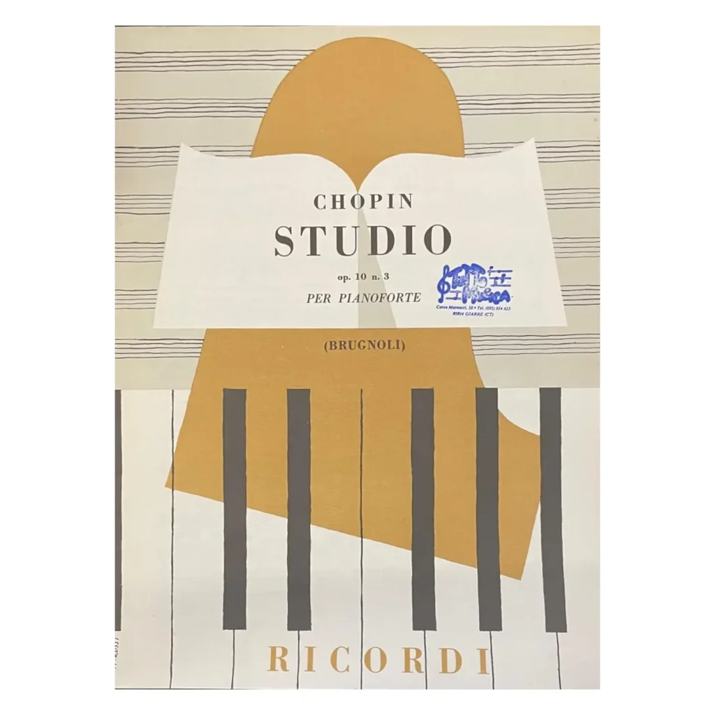 Chopin Studio Op. 10 N. 3 per pianoforte