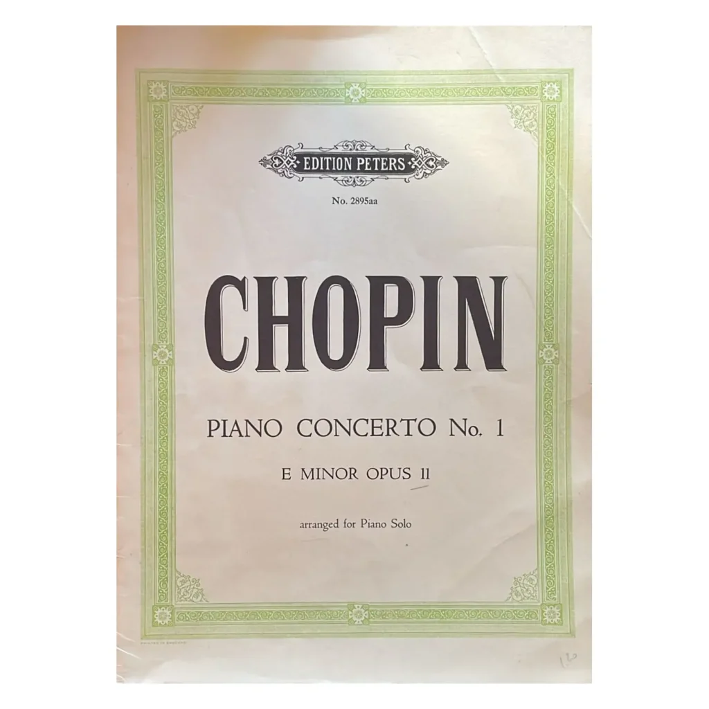 Chopin piano concerto N. 1 in E min Opus 3