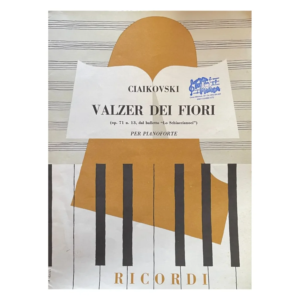 Ciaikovski Valzer Dei Fiori Op. 71 n. 13 per pianoforte