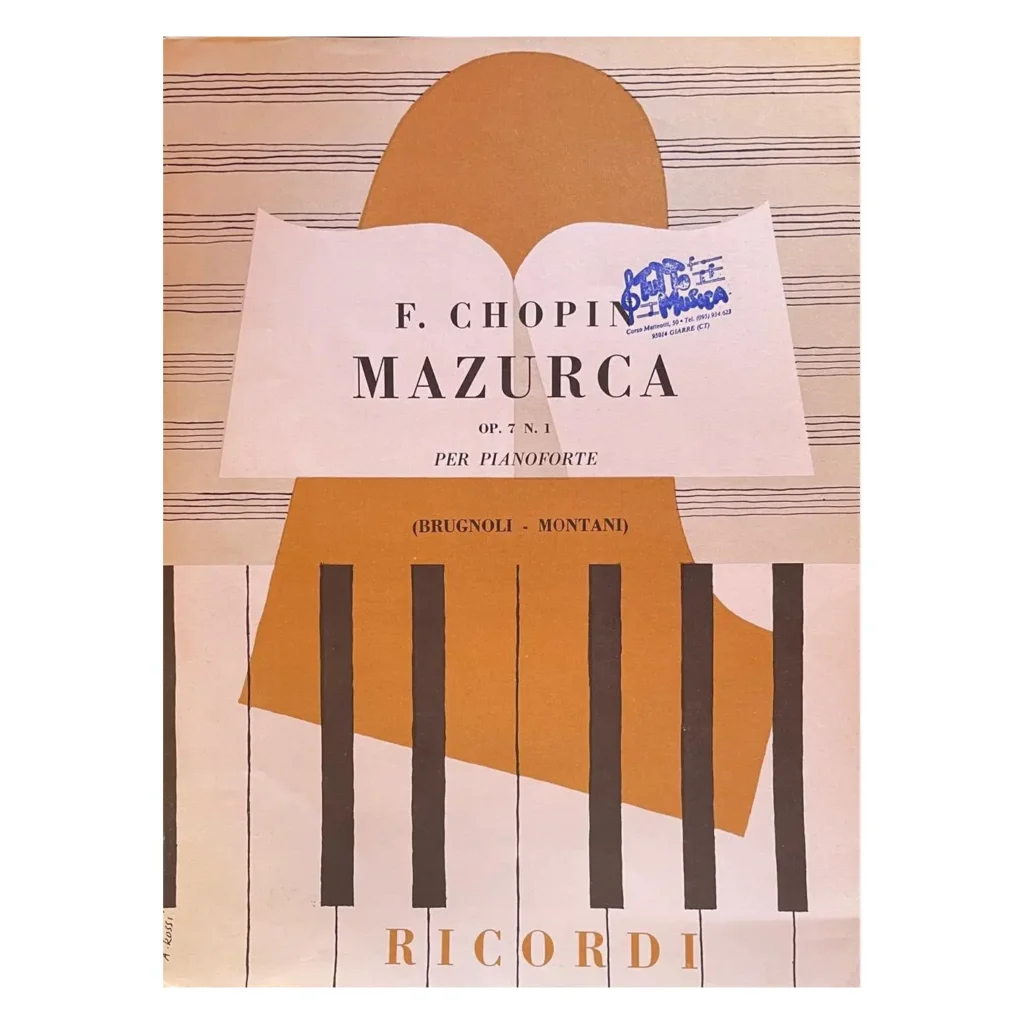 F. Chopion Mazurca Op. 7 N. 1 per pianoforte