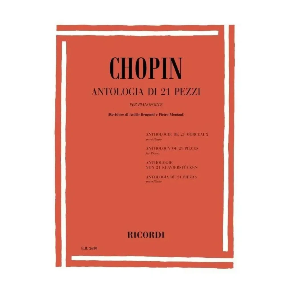 Chopin Antologia di 21 pezzi per pianoforte