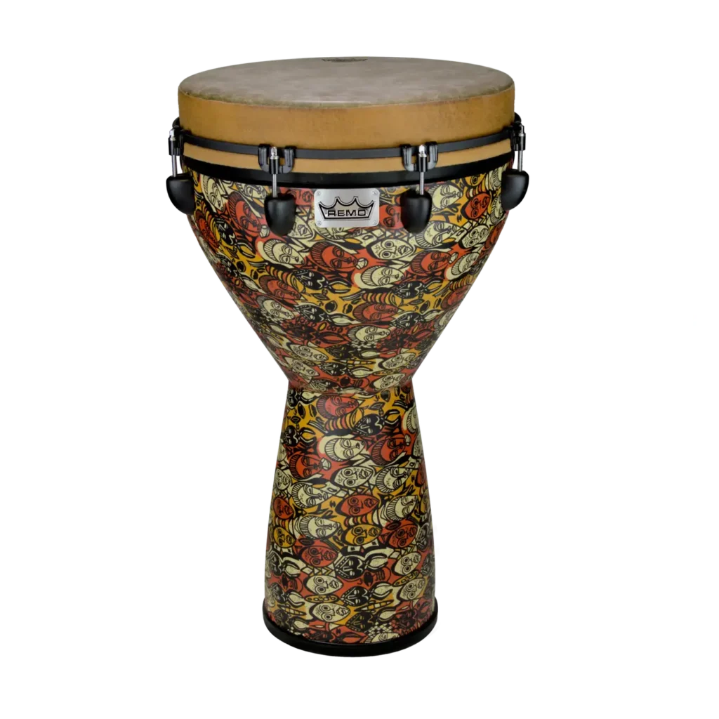 Mondo Djembe Drum Multi maschera 14 pollici